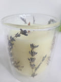 11oz Double Wall Glass - Floral Design