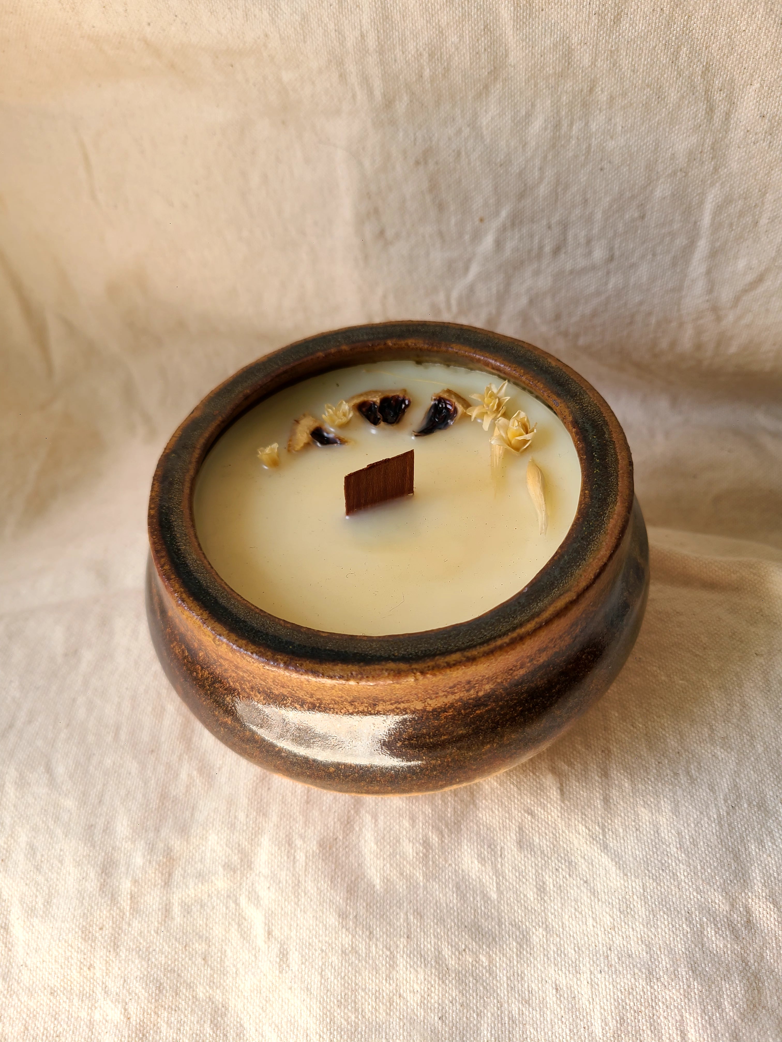 Hand Thown Vessel - Cedar + Bergamot