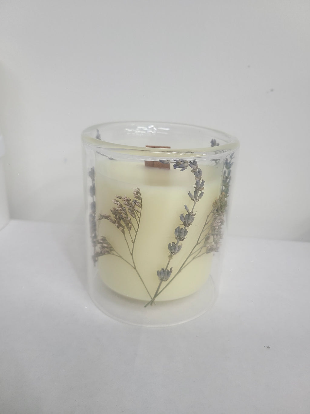 11oz Double Wall Glass - Floral Design