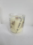 11oz Double Wall Glass - Floral Design