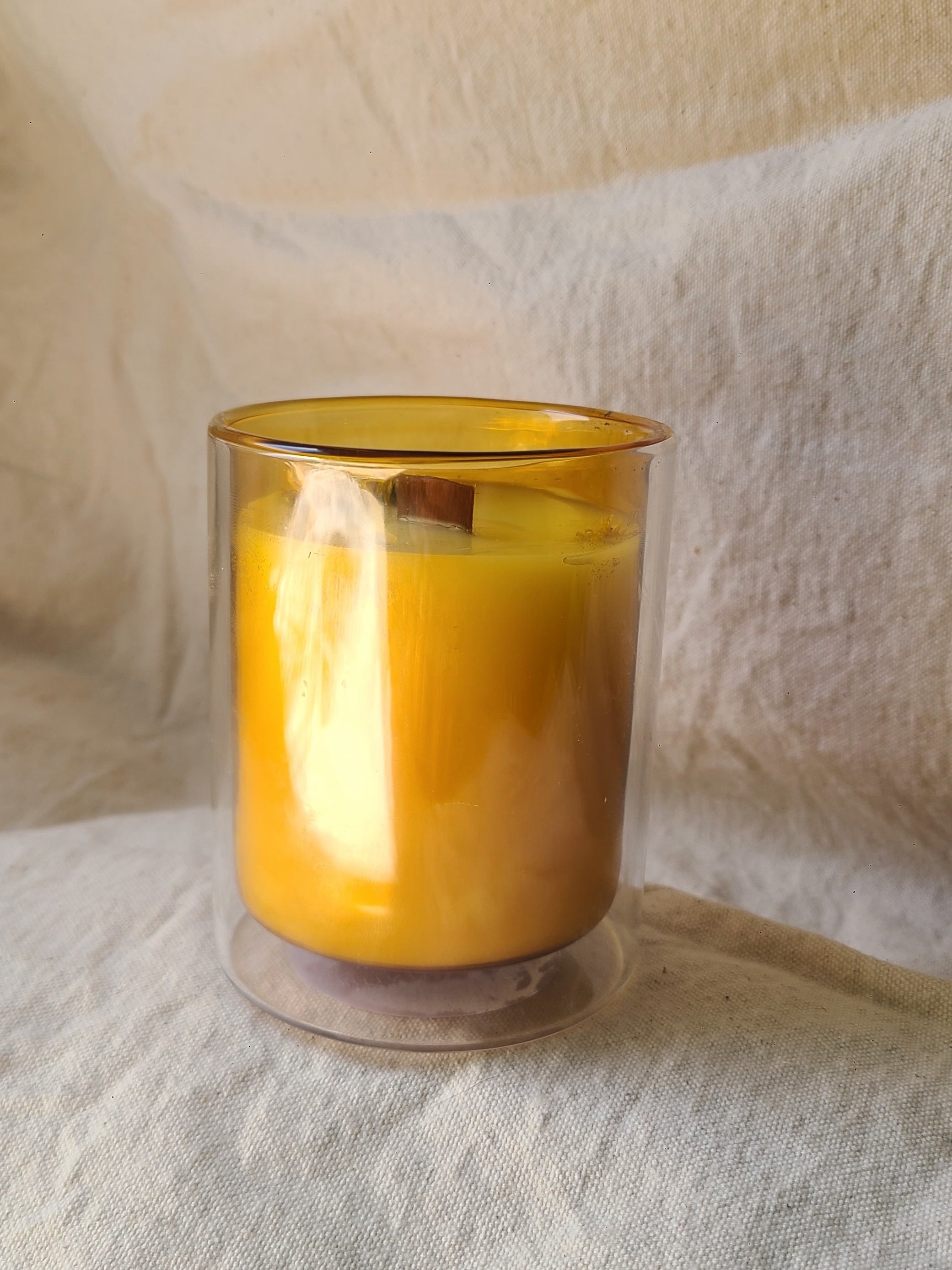 8oz Glass - Golden Patchouli + Apple