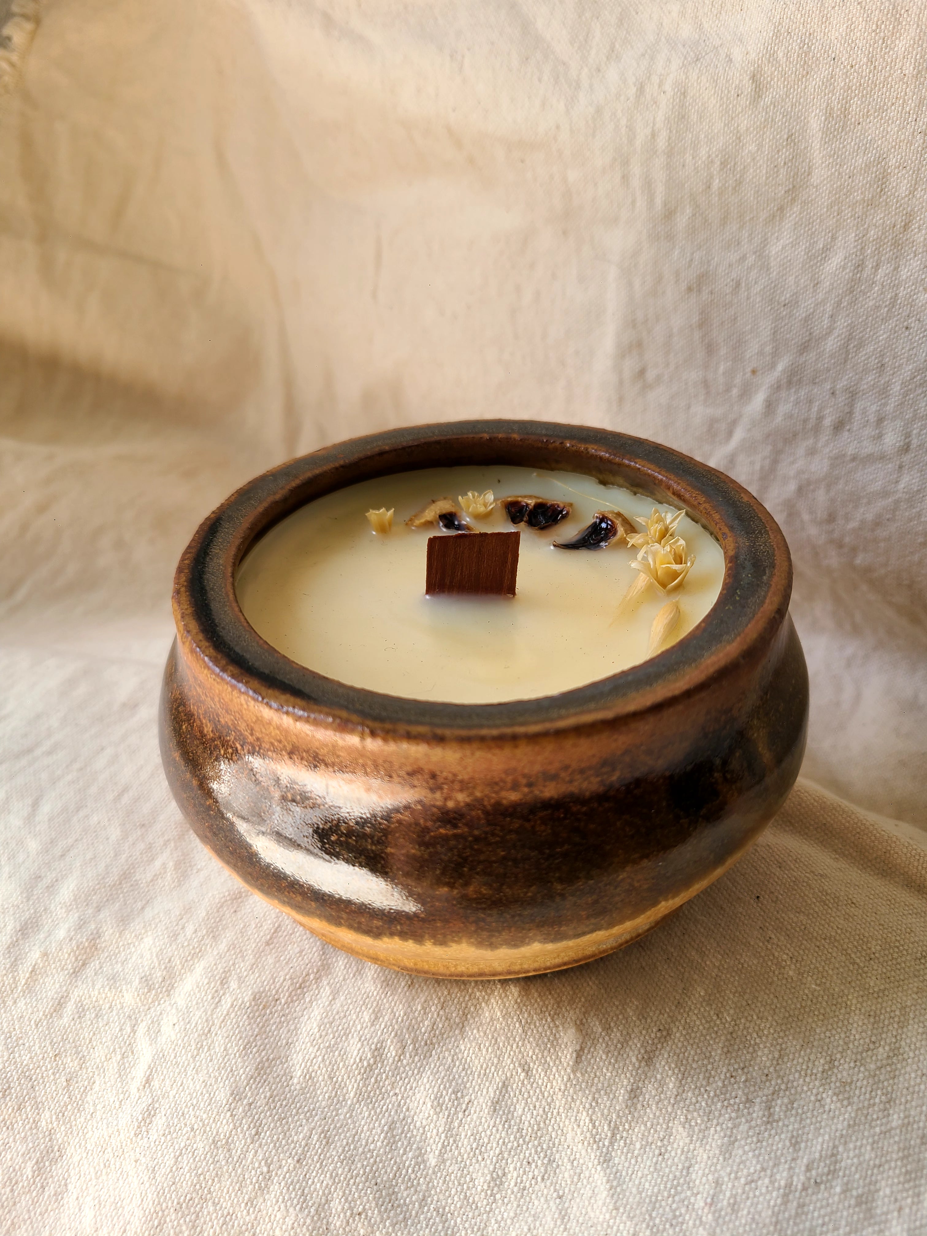 Hand Thown Vessel - Cedar + Bergamot